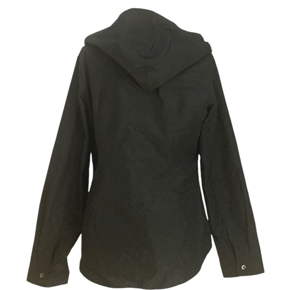 Peter O. Mahler Hooded Ultra Lightweight Rain Jacket  Black Made in Germany - Picture 3 of 11